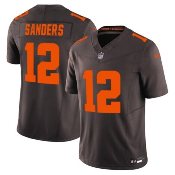 Mens Youths Womens Shedeur Sanders Brown Vapor Jersey Stitched - Picture 1 of 1